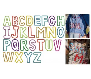 Stickserie - Fun Alpha Satin Schriftart